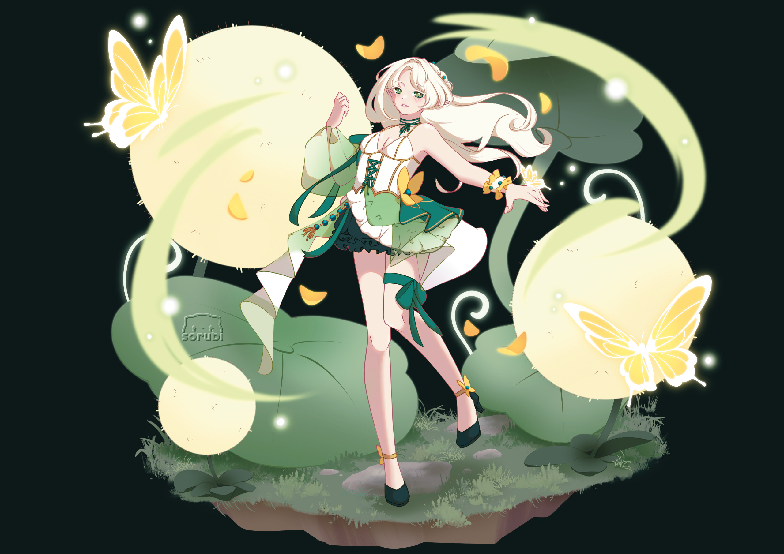 Blooming Dandelions