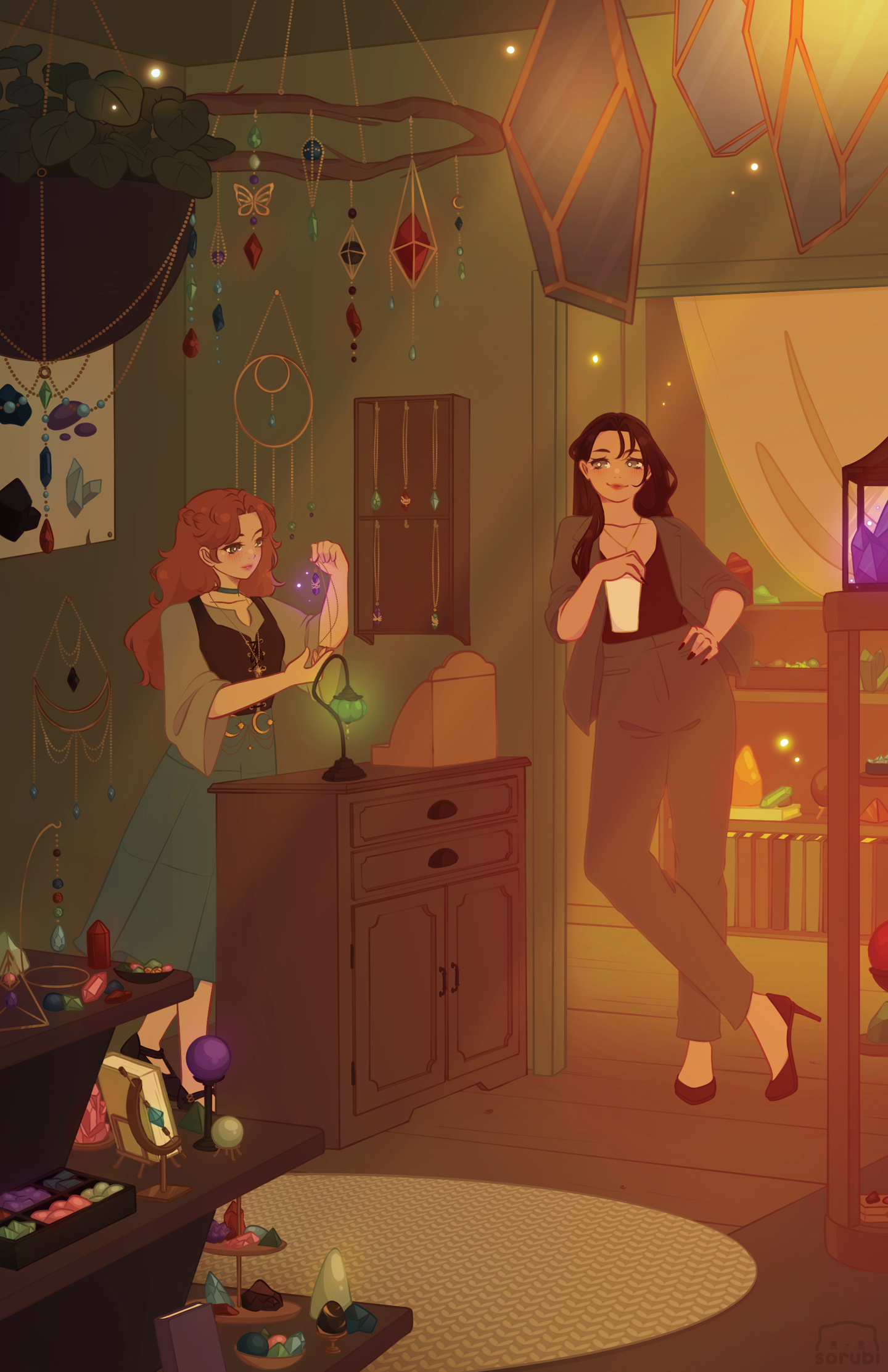 Curses &amp; Cold Brew - K.Elle MORRISON, Ali K. MULFORD (Illustration promotionnelle)